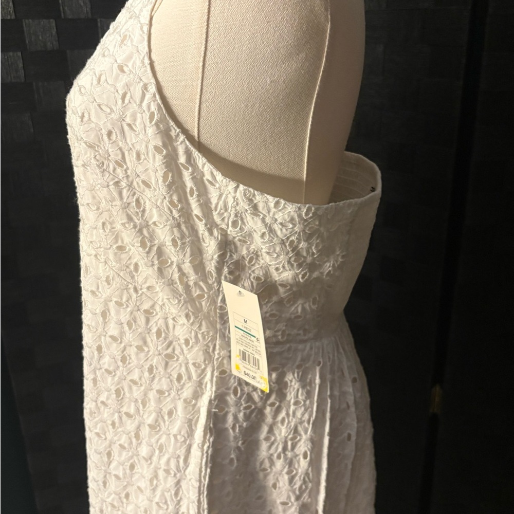 a new day White Crochet Halter Maxi Dress - Picture 3 of 7